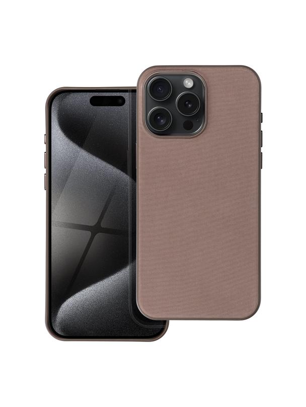 Futerał WOVEN MAG COVER kompatybilny z MagSafe do IPHONE 14 Pro Max jasny brązowy