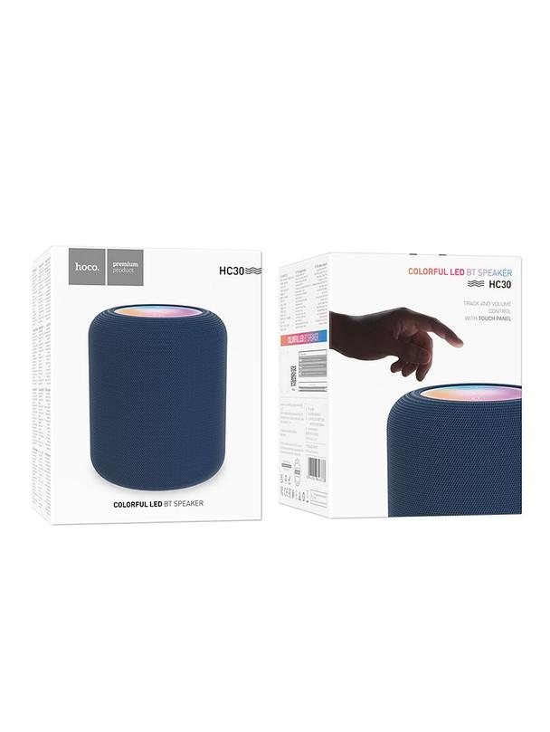 Głośnik bezprzewodowy LED 5W 3h Hoco HC30 niebieski
