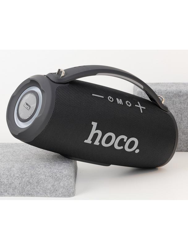 Głośnik bluetooth LED 2 x 20W 4h Hoco HA4 czarny