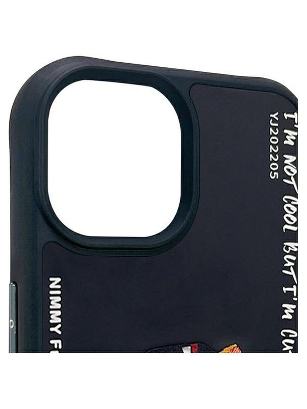 NIMMY futerał GLASSES COOL CAT do IPHONE 15 czarny