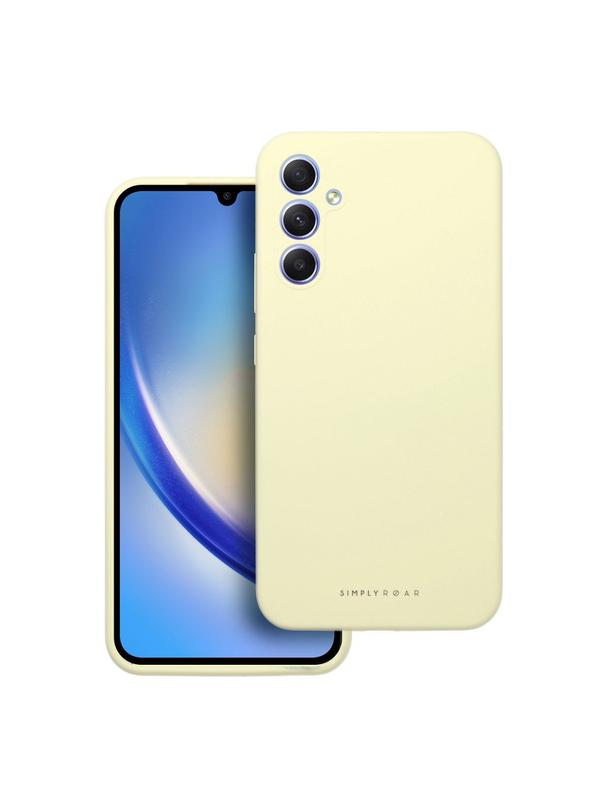ROAR futerał CLOUD SKIN do SAMSUNG A34 5G Jasnożółty