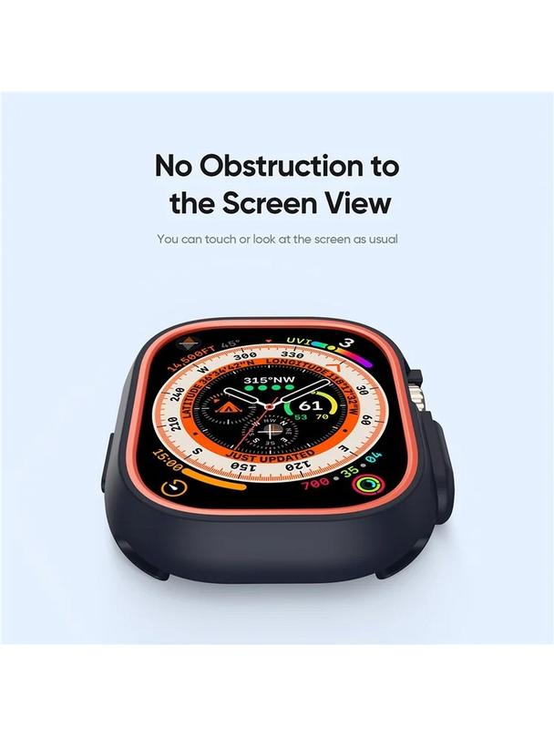 DUX DUCIS futerał BAMO do Apple Watch Ultra / Ultra 2 49 mm czarno pomarańczowy