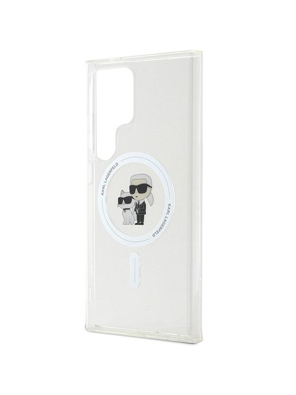 KARL LAGERFELD futerał do SAMSUNG S24 Ultra KLHMS24LHGKCNOT (MAGSAFE IML KC) transparentny