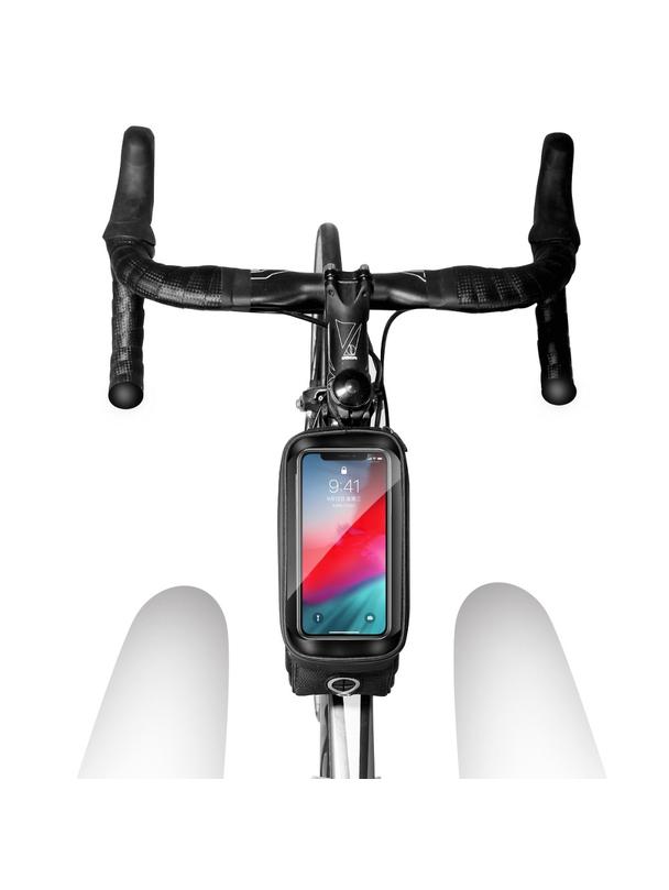 WILDMAN sakwa rowerowa na ramę na zamek  ES3 1L ( 4" - 7" ) czarna