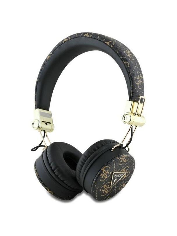 GUESS słuchawki bezprzewodowe bluetooth nagłowne ENC GUBH70E4PTMK (PU 4G Triangle Round Shape) czarne
