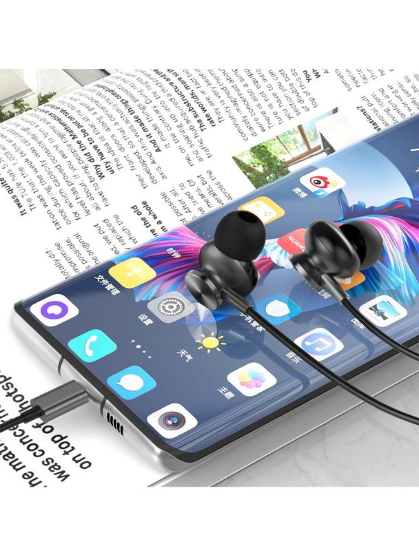 WiWU - Słuchawki stereo na kablu EB315 USB C (DAC) - szare