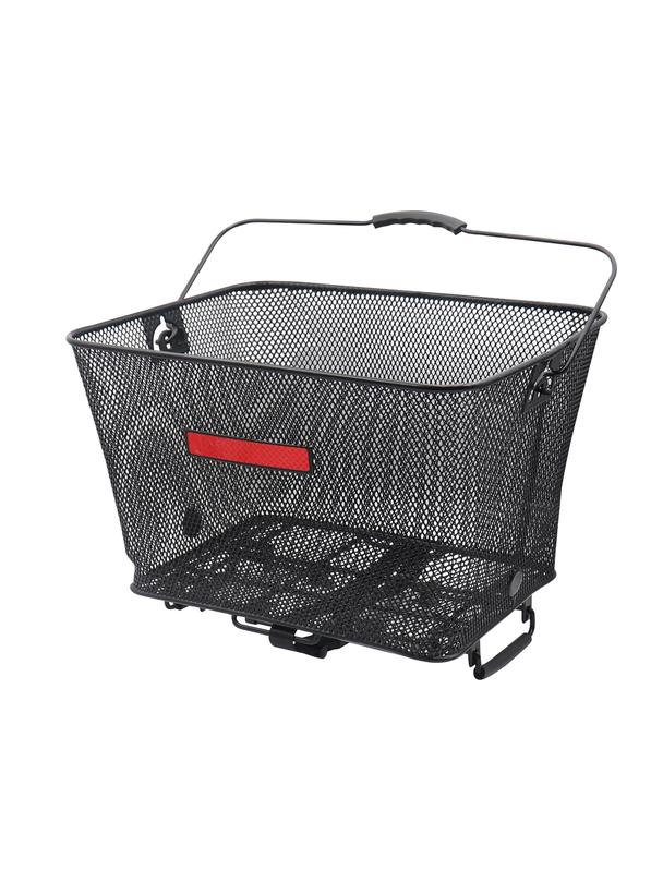 Kosz rowerowy tylny z szybkim wypinaniem FSBKT-104 czarny