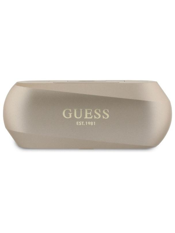 GUESS słuchawki bezprzewodowe bluetooth TWS GUTWSC2MCDSD (Elongated Metallic Classic Printed Logo) złote