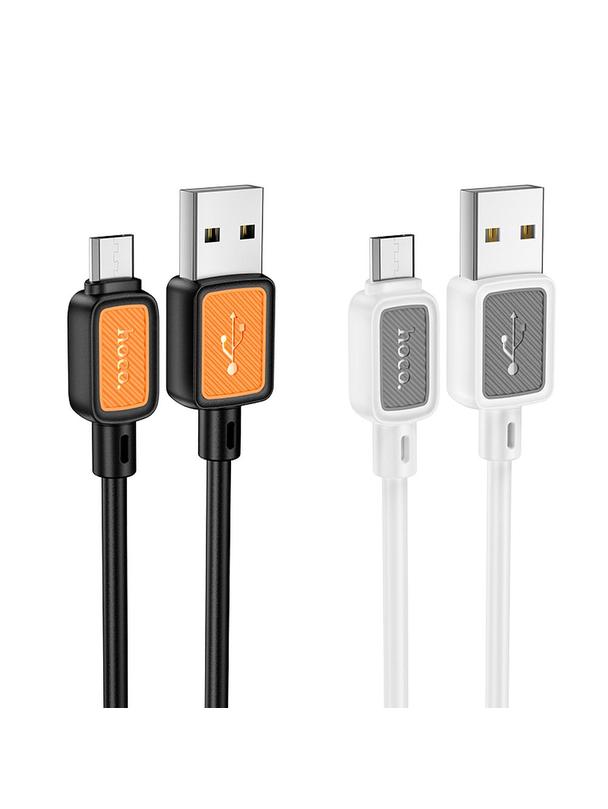 Kabel USB A do Micro USB Hoco 2,4A 1 m X108 czarny