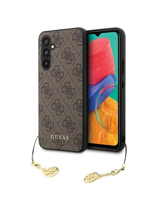 GUESS futerał do SAMSUNG S23 FE GUHCS23FEGF4GBR (4G Charm) brązowy