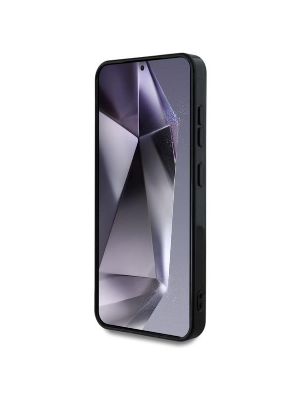 GUESS futerał do SAMSUNG S25 GUHMS25SH4PYEEK (Magnetic IML Peony on 4G Background) czarny