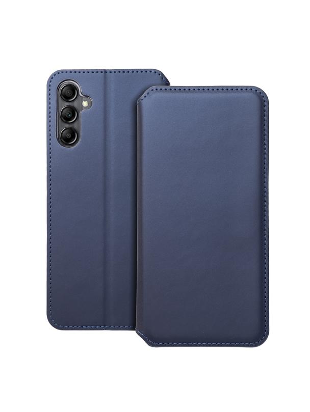 Kabura DUAL POCKET Book do SAMSUNG A14 5G granatowy