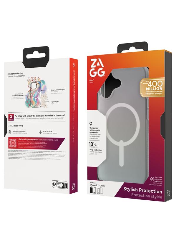 ZAGG futerał MILAN SNAP kompatybilny z MagSafe do IPHONE 17 iridescent