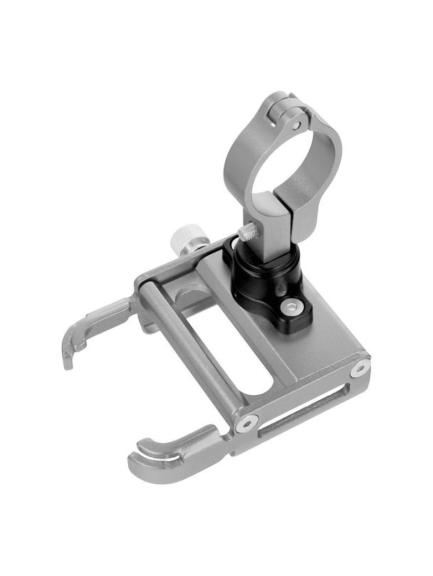 GUB uchwyt rowerowy na kierownicę P30 Aluminium srebrny