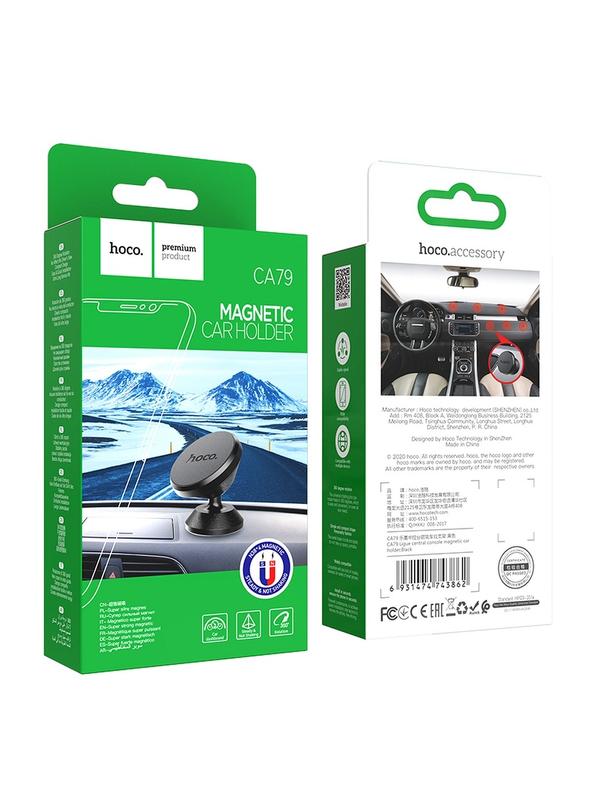 Uchwyt na telefon do samochodu magnetyczny Hoco do deski CA79 czarny