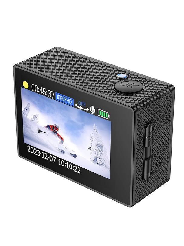 Kamera sportowa Hoco z wyświetlaczem 2" 1080P/30fps DV100 czarna