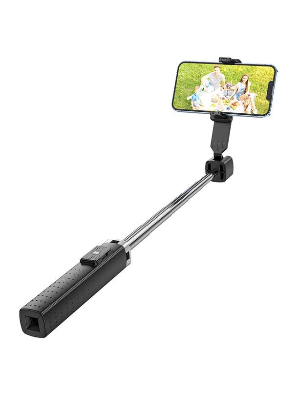 Selfie stick Hoco fourpod z pilotem bezprzewodowym K18 czarny