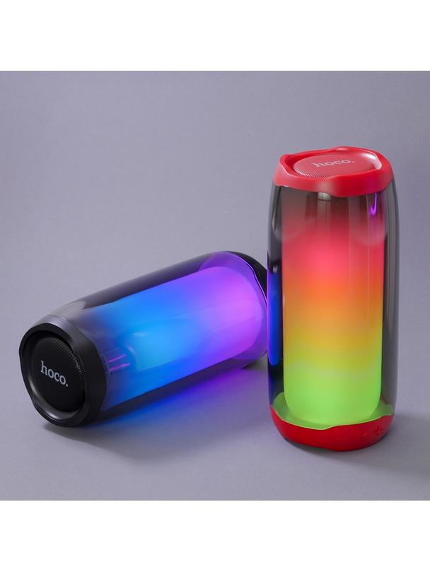 Głośnik bluetooth LED 10W 4h Hoco HC8 czerwony