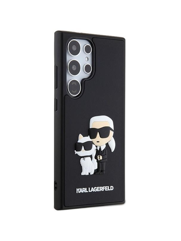 KARL LAGERFELD futerał do SAMSUNG S24 Ultra KLHCS24L3DRKCNK (3D RUBBER KC NFT) czarny
