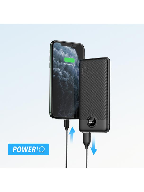 Powerbank Veger L10S (W1105PD) PD QC3.0 2A 20W 10000 mAh czarny