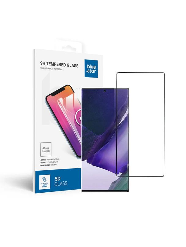 Szkło hartowane do Samsung Galaxy Note 20 ULTRA (full glue/case friendly/działający czytnik) - czarny