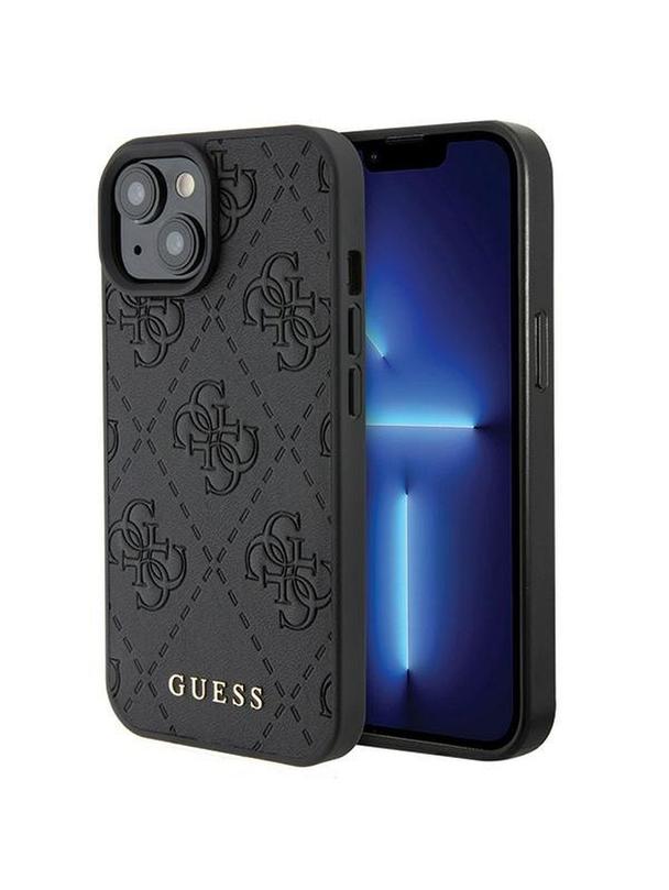 GUESS futerał do IPHONE 15 GUHCP15SP4EPMK (Quilted 4G Classic) czarny