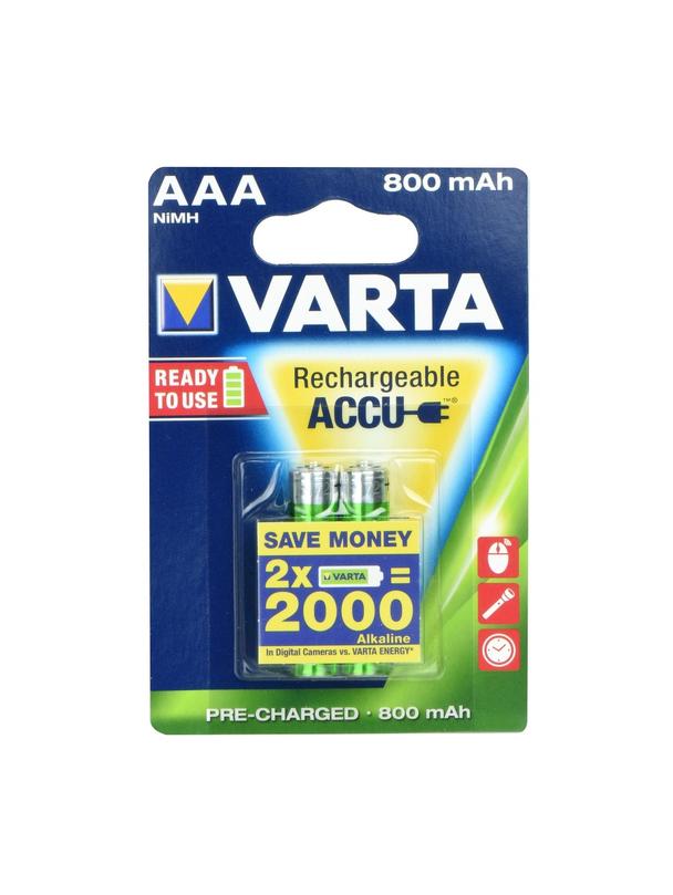 VARTA bateria akumulatorowa R3 (AAA) 800 mAh 2 szt