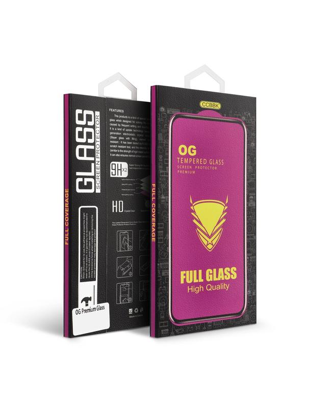 Szkło Hartowane OG 6D Premium Glass - do Iphone 15 Plus / 16 Plus czarny