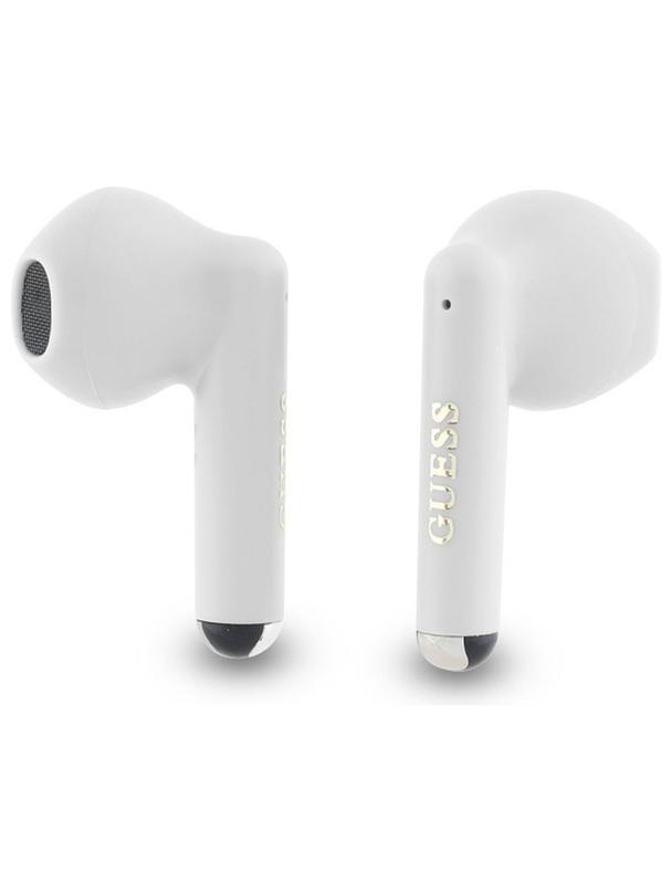 GUESS słuchawki bezprzewodowe bluetooth TWS GUTWSJ14ESGH (Printed Classic Logo) białe