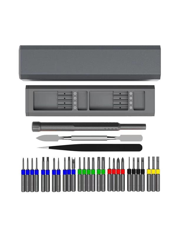 Zestaw śrubokrętów precyzyjnych / wkrętaków serwisowych, bitów 30w1 aluminium