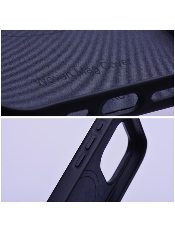 Futerał WOVEN MAG COVER kompatybilny z MagSafe do IPHONE 13 Pro czarny
