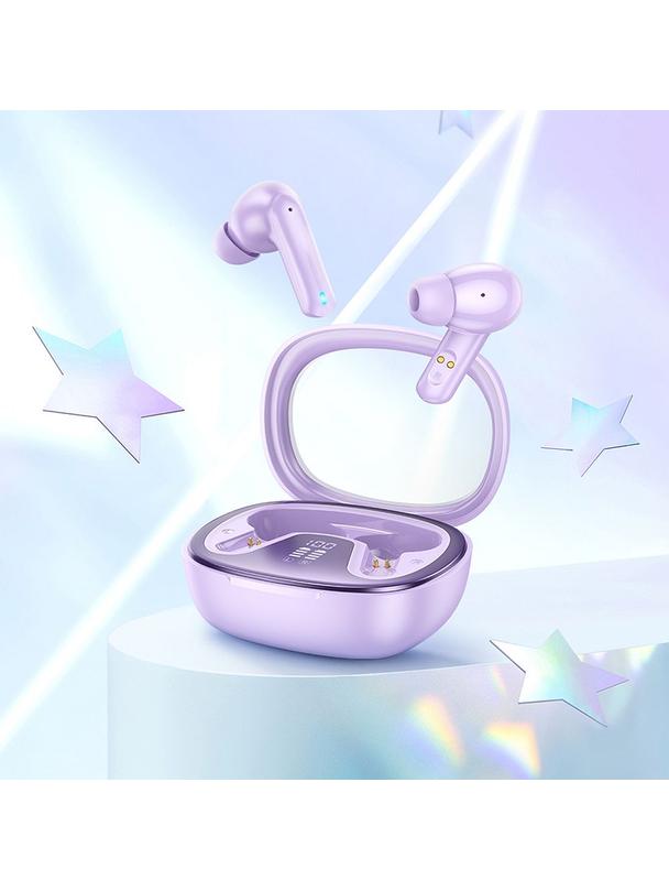 Słuchawki bezprzewodowe douszne Hoco TWS EQ6 fioletowe