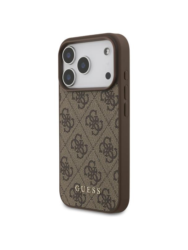 GUESS futerał do IPHONE 17 Pro GUHCP17LG4GFBR (PU 4G Classic) brązowy