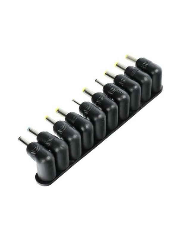 REBEL uniwersalny zasilacz sieciowy 45W 12-19.5V automatyczny 10 końcówek czarny