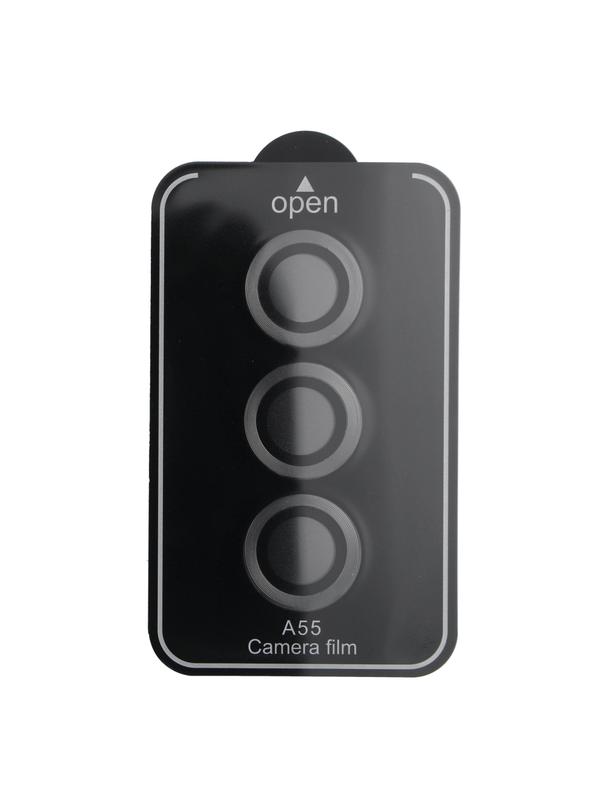 Osłona aparatu PROTECTOR 9H + aplikator do SAMSUNG A55 czarna