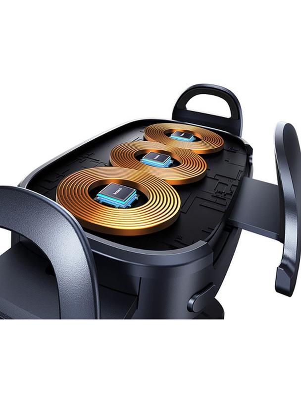 BASEUS uchwyt samochodowy indukcyjny do kratki 15W BS-CM029 czarny