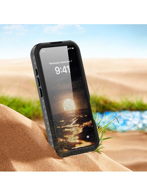 Futerał wodoodporny SHELLBOX GT kompatybilny z MagSafe do IPHONE 16 Pro czarny