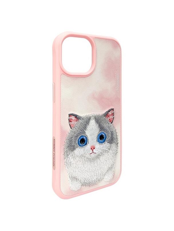 NIMMY futerał BIG EYED PET 2.0 Cat do IPHONE 15 różowy
