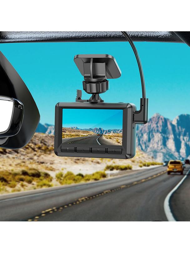 Kamera samochodowa Hoco z wyświetlaczem 2,45" 1080P/30fps DV2 czarna
