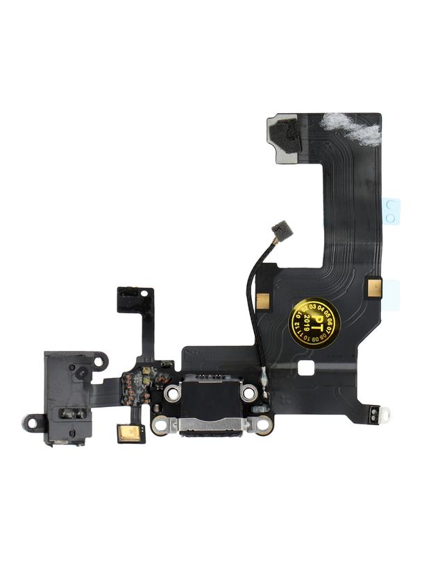 Taśma do iPhone 5 ze złączem ładowania czarny