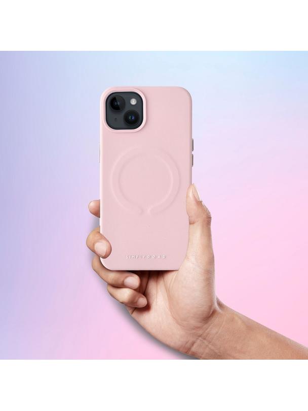 ROAR futerał LEATHER MAG kompatybilny z MagSafe do IPHONE 14 Pro Różowy