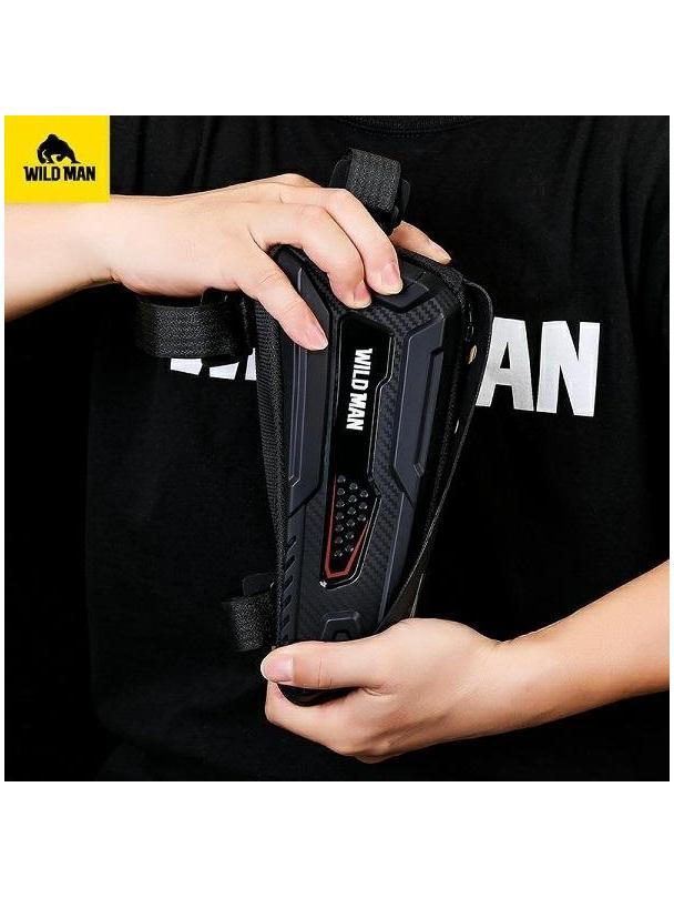 WILDMAN sakwa rowerowa na ramę na zamek 1L (4" - 7") M90 czarna