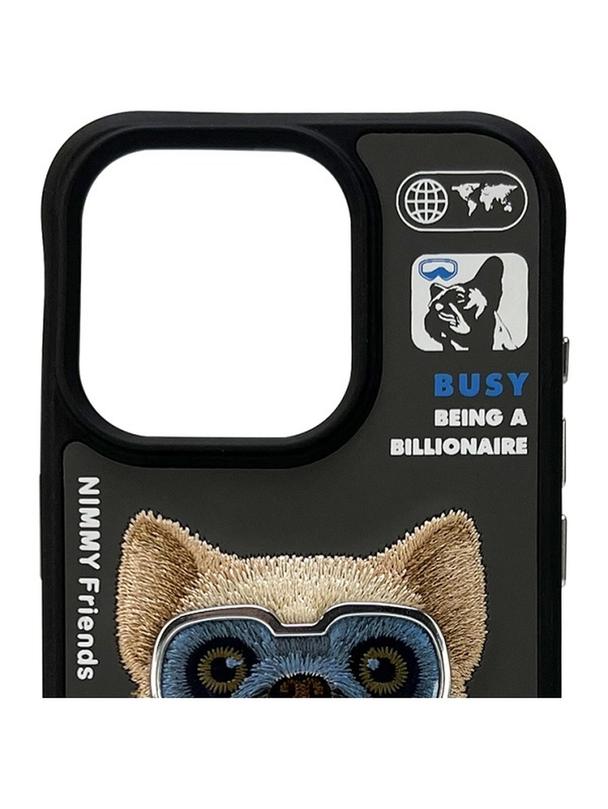 NIMMY futerał COOL&CUTE 2.0 Dog do IPHONE 15 Pro czarny