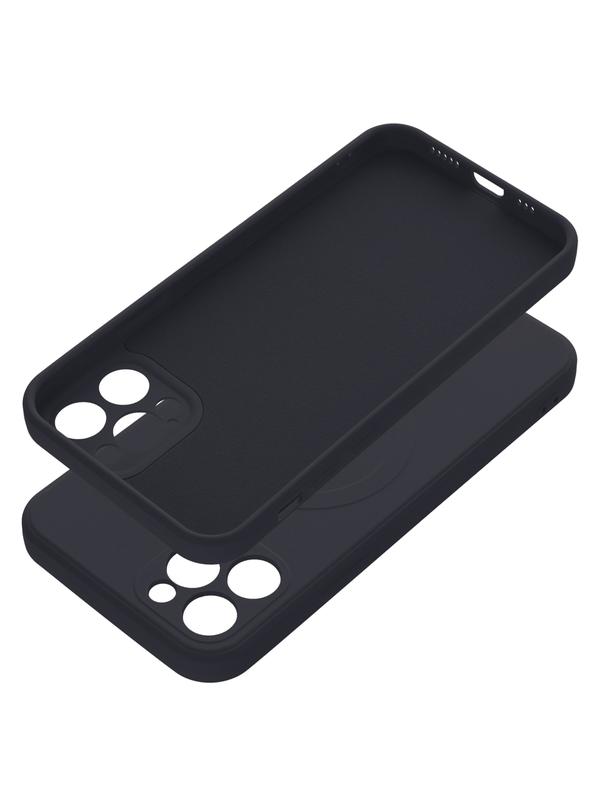 Futerał SILICONE MAG COVER kompatybilny z MagSafe do IPHONE 12 Pro czarny