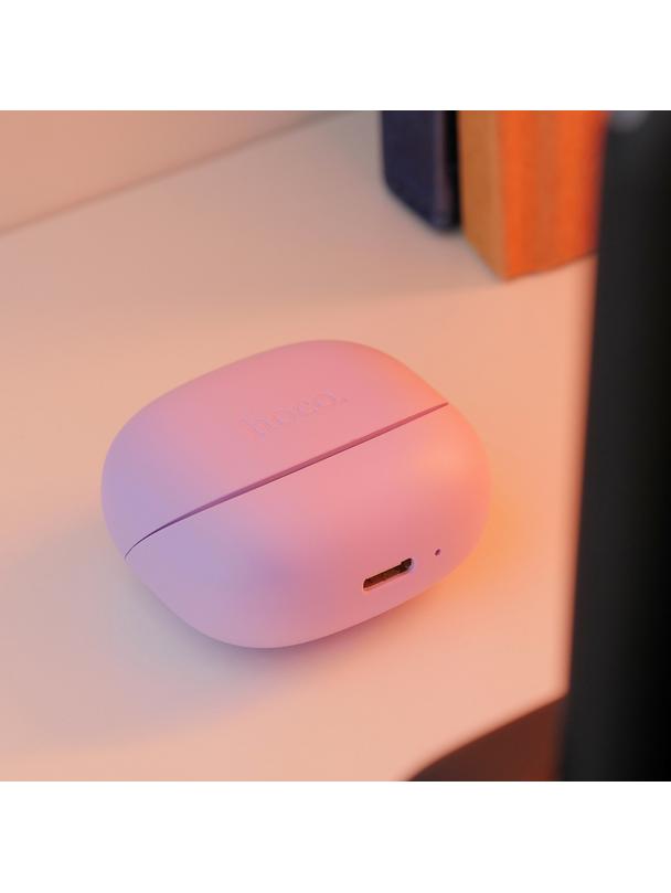 Słuchawki bezprzewodowe douszne Hoco TWS EW200 fioletowe