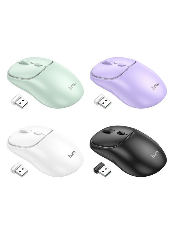 Myszka bezprzewodowa Hoco 2,4G 1600 dpi GM25 zielona