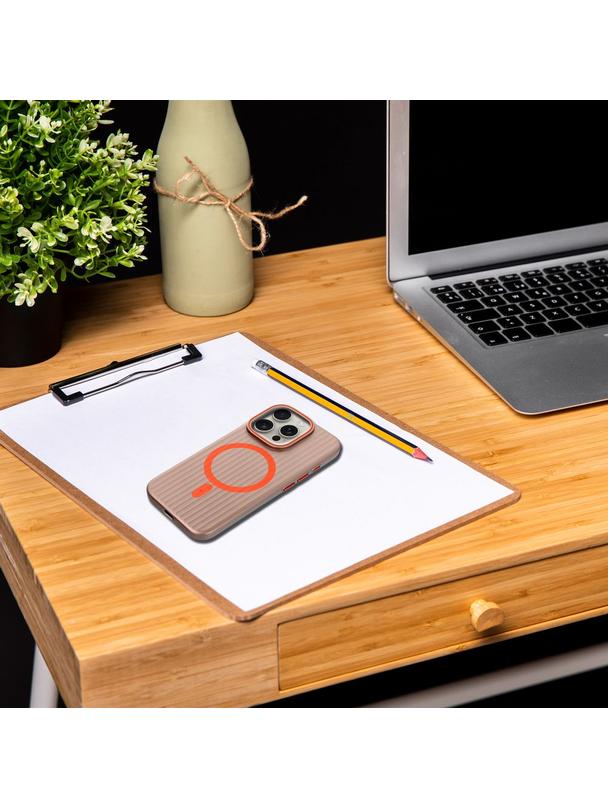 Futerał SIMPLY kompatybilny z MagSafe do IPHONE 16 Pro tytan pustynny