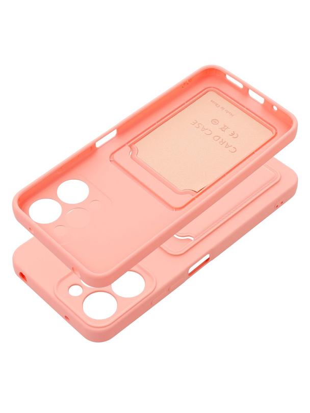 Futerał CARD CASE do XIAOMI Redmi 12 4G różowy