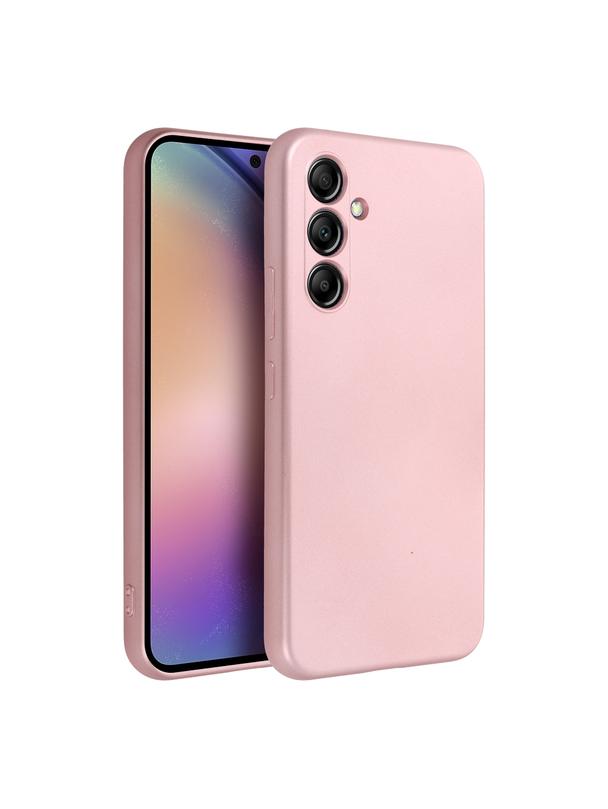 Futerał METALLIC do SAMSUNG A54 5G różowy