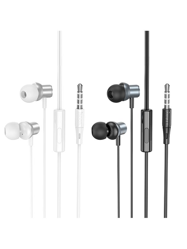 Słuchawki przewodowe douszne Jack 3,5 mm Hoco M110 szare